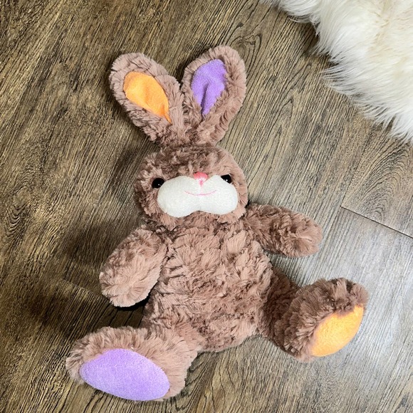 Animal Adventure Soft Brown Flopsy Bunny Rabbit plush 11” EUC - Picture 3 of 8